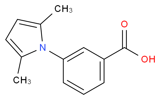 3-(2,5-Dimethylpyrrol-1-yl)benzoic acid_分子结构_CAS_26180-28-9)