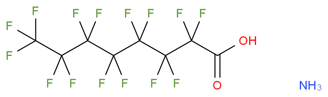 pentadecafluorooctanoic acid amine_分子结构_CAS_3825-26-1