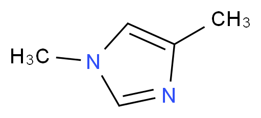 1,4-dimethyl-1H-imidazole_分子结构_CAS_6338-45-0