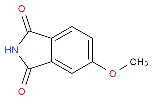 5-methoxy-2,3-dihydro-1H-isoindole-1,3-dione_分子结构_CAS_50727-04-3