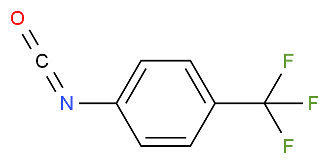 1-isocyanato-4-(trifluoromethyl)benzene_分子结构_CAS_1645-65-4