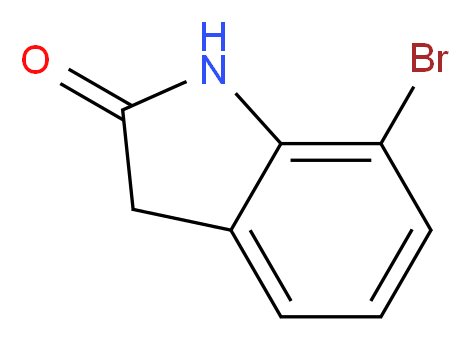 7-Bromoindolin-2-one_分子结构_CAS_320734-35-8)