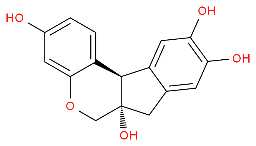 (1R,10S)-8-oxatetracyclo[8.7.0.0^{2,7}.0^{12,17}]heptadeca-2,4,6,12,14,16-hexaene-5,10,14,15-tetrol_分子结构_CAS_474-07-7