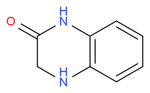 1,2,3,4-tetrahydroquinoxalin-2-one_分子结构_CAS_59564-59-9