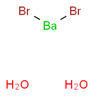 dibromobarium dihydrate_分子结构_CAS_7791-28-8