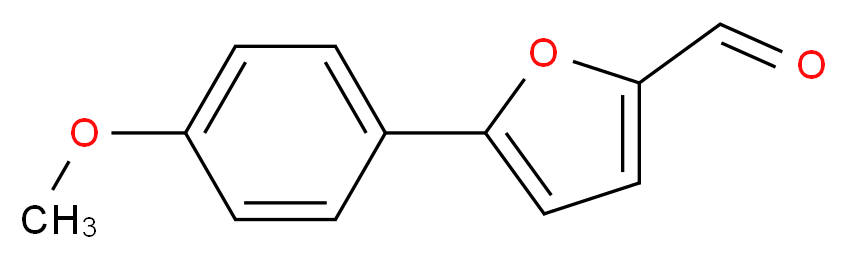 5-(4-methoxyphenyl)furan-2-carbaldehyde_分子结构_CAS_34070-33-2