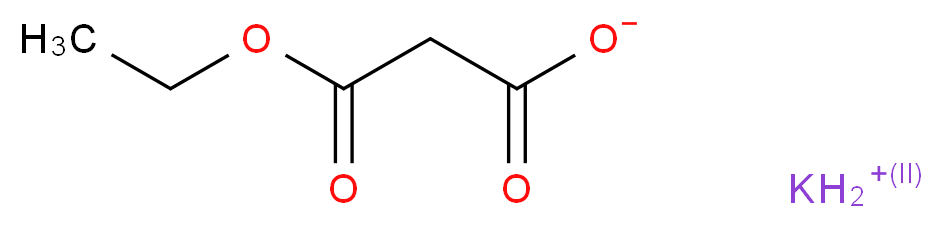 丙二酸单乙酯钾盐_分子结构_CAS_6148-64-7)