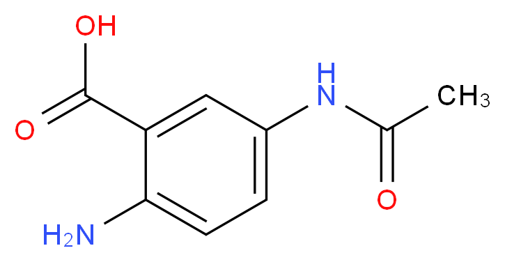 5-Acetamidoanthranilic acid_分子结构_CAS_50670-83-2)