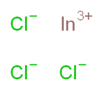 氯化铟(III), 无水_分子结构_CAS_10025-82-8)