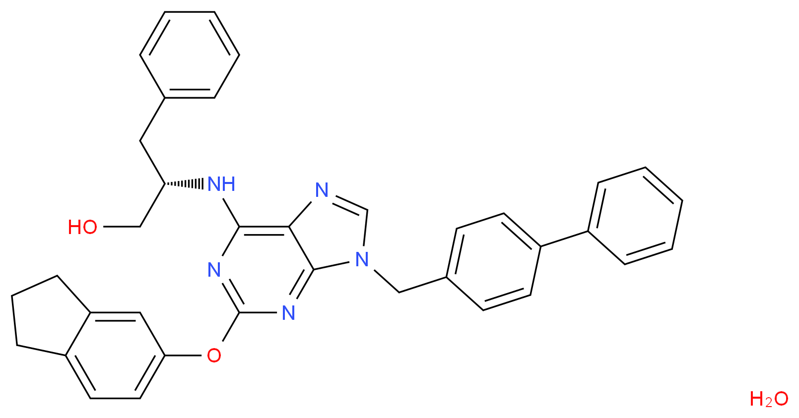 QS11 hydrate_分子结构_CAS_944328-88-5(anhydrous))