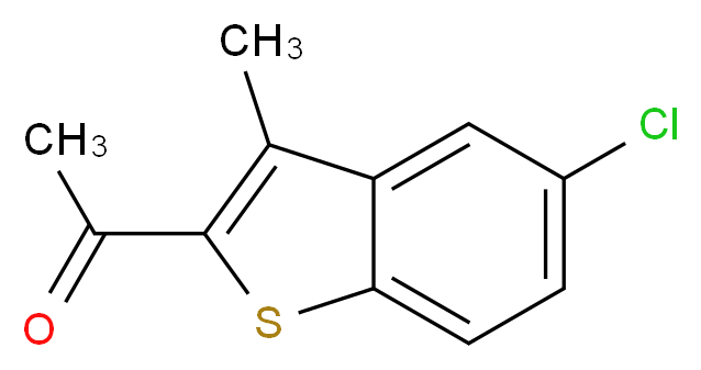 1-(5-chloro-3-methyl-1-benzothiophen-2-yl)ethan-1-one_分子结构_CAS_51527-18-5