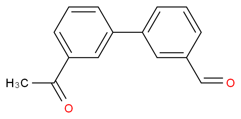 3'-Acetyl[1,1'-biphenyl]-3-carboxaldehyde_分子结构_CAS_)