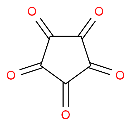 cyclopentane-1,2,3,4,5-pentone_分子结构_CAS_3617-57-0