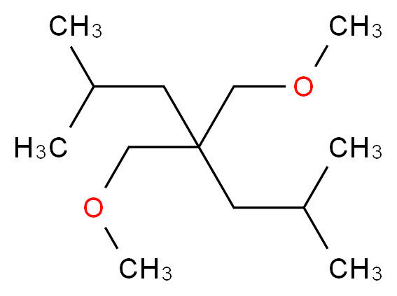 4,4-Bis(methoxymethyl)-2,6-dimethylheptane_分子结构_CAS_129228-07-5)