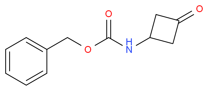 Benzyl 3-oxocyclobutylcarbamate_分子结构_CAS_130369-36-7)