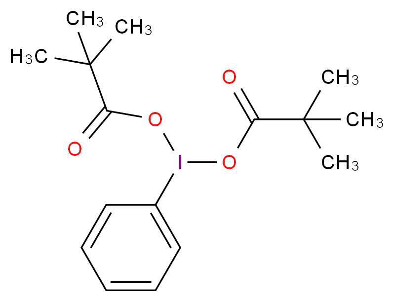 双(叔丁基羰基氧)碘苯_分子结构_CAS_57357-20-7)