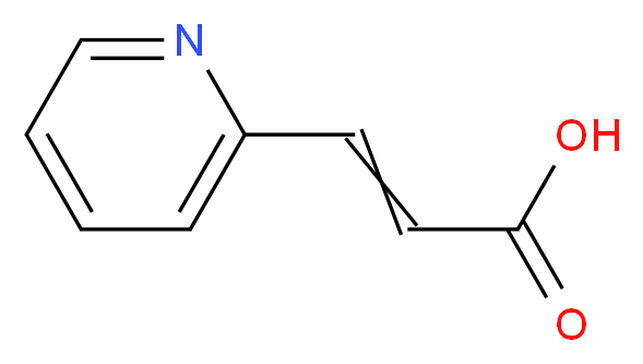 (2E)-3-(pyridin-2-yl)prop-2-enoic acid_分子结构_CAS_7340-22-9)