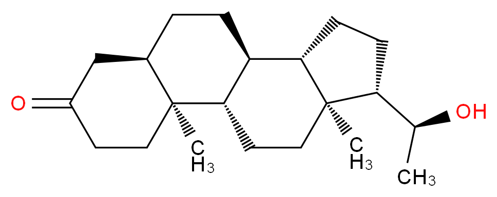 5β-孕甾-20α-醇-3-酮_分子结构_CAS_54353-11-6)