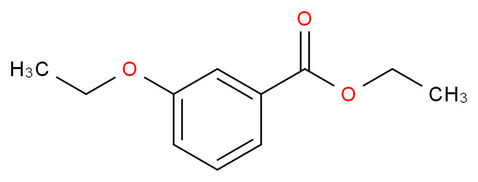 ethyl 3-ethoxybenzoate_分子结构_CAS_5432-17-7