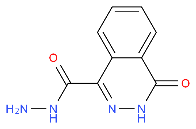 4-oxo-3,4-dihydrophthalazine-1-carbohydrazide_分子结构_CAS_61051-67-0