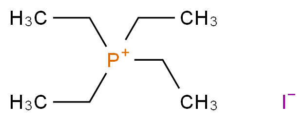 tetraethylphosphanium iodide_分子结构_CAS_4317-06-0
