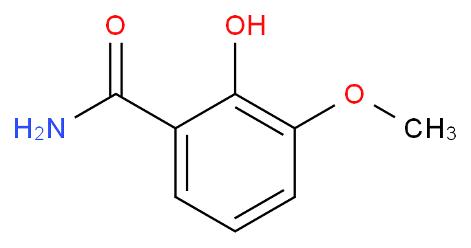 2-hydroxy-3-methoxybenzamide_分子结构_CAS_26751-04-2