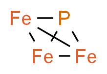 1-phospha-2,3,4-triferratricyclo[1.1.0.0<sup>2</sup>,<sup>4</sup>]butane_分子结构_CAS_12023-53-9