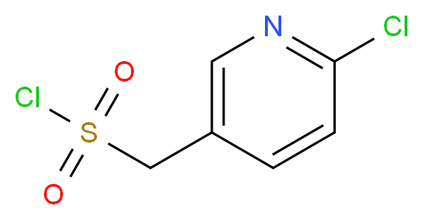 (6-chloropyridin-3-yl)methanesulfonyl chloride_分子结构_CAS_683813-60-7)