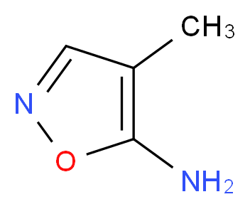 4-methyl-1,2-oxazol-5-amine_分子结构_CAS_35143-75-0