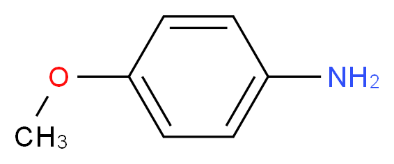 4-methoxyaniline_分子结构_CAS_104-94-9