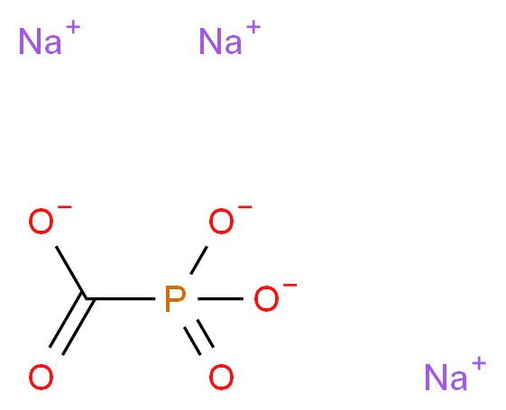 Trisodium Phosphonoformate Hexahydrate_分子结构_CAS_34156-56-4)