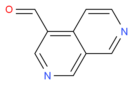 2,7-Naphthyridine-4-carbaldehyde_分子结构_CAS_10273-40-2)