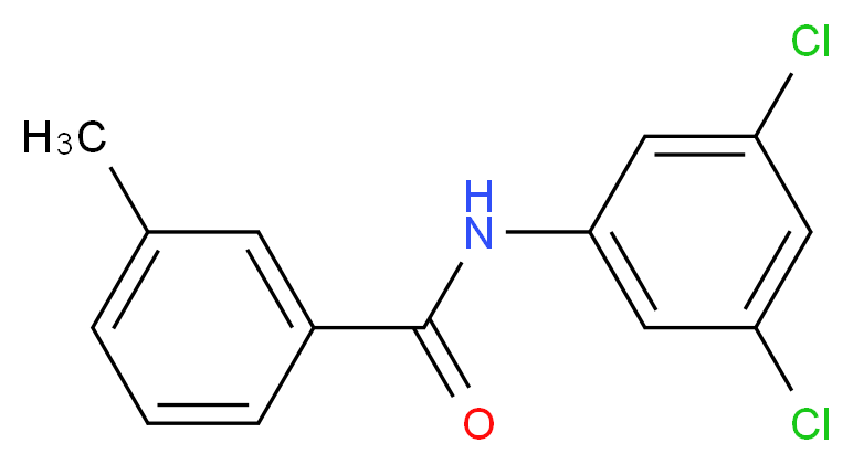 N-(3,5-dichlorophenyl)-3-methylbenzamide_分子结构_CAS_316132-04-4