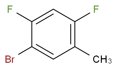 1-bromo-2,4-difluoro-5-methylbenzene_分子结构_CAS_)