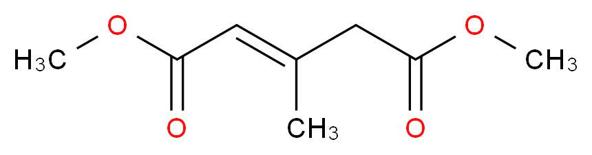 3-甲基戊烯二酸二甲酯（顺反异构体混合物）_分子结构_CAS_52313-87-8)