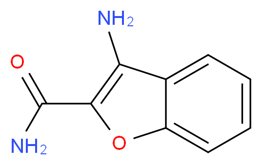 3-amino-1-benzofuran-2-carboxamide_分子结构_CAS_54802-10-7)
