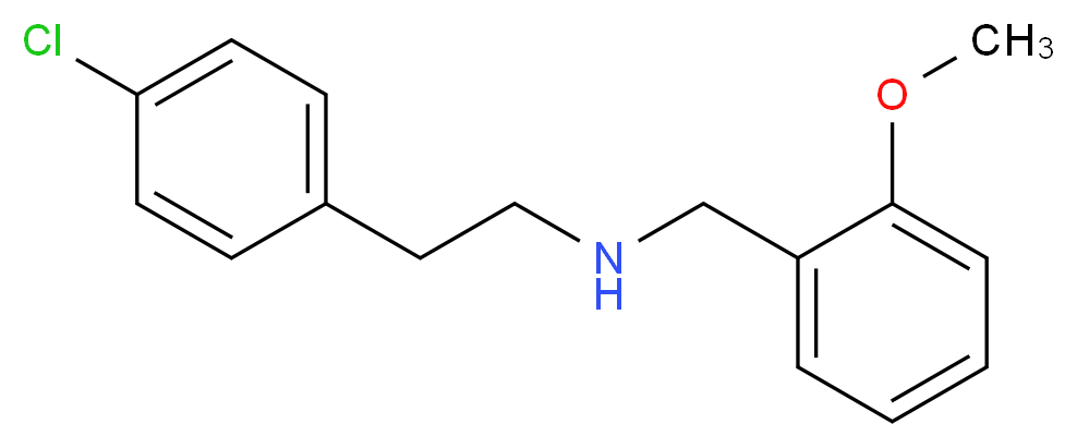 2-(4-chlorophenyl)-N-(2-methoxybenzyl)ethanamine_分子结构_CAS_625408-34-6)