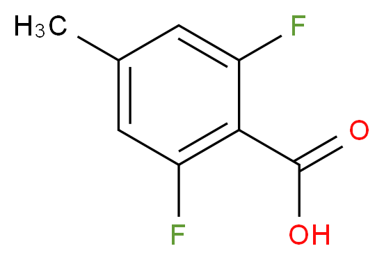 2,6-difluoro-4-methylbenzoic acid_分子结构_CAS_1201597-23-0