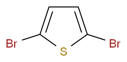 2,5-dibromothiophene_分子结构_CAS_3141-27-3