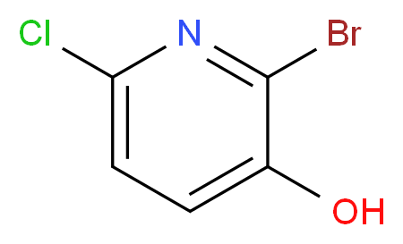 2-Bromo-6-chloropyridin-3-ol_分子结构_CAS_1020253-16-0)