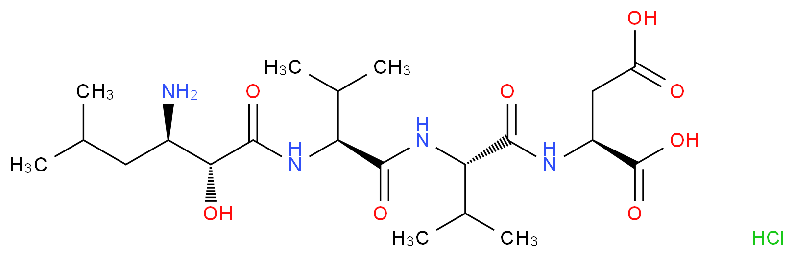 Epiamastatin hydrochloride_分子结构_CAS_100992-59-4)