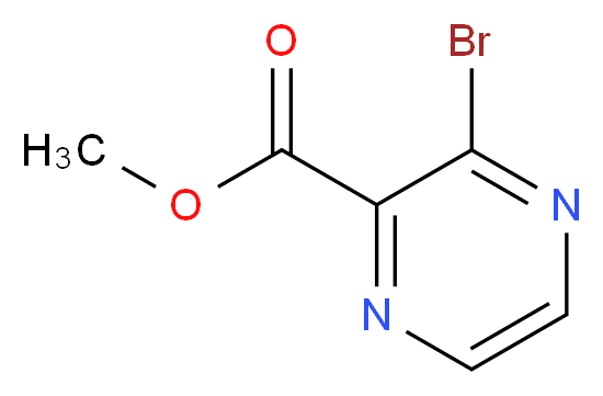 methyl 3-bromopyrazine-2-carboxylate_分子结构_CAS_51171-02-9