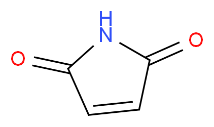 2,5-dihydro-1H-pyrrole-2,5-dione_分子结构_CAS_541-59-3