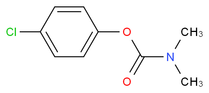 N,N-DIMETHYL-4-CHLOROPHENYL CARBAMATE_分子结构_CAS_7305-03-5)