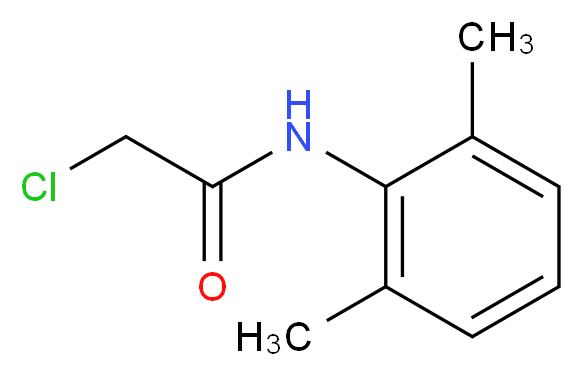 2-Chloro-N-(2,6-dimethylphenyl)acetamide_分子结构_CAS_)