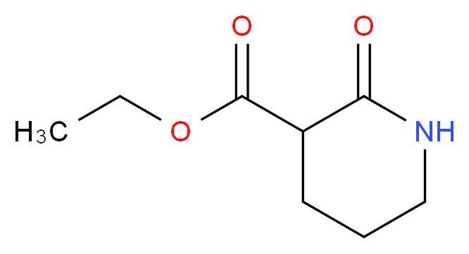 2-氧-3-哌啶羧酸乙酯_分子结构_CAS_3731-16-6)