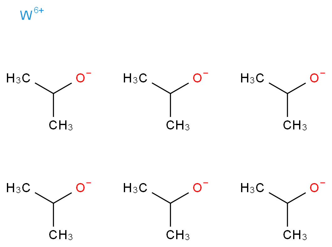 异丙醇钨(VI)_分子结构_CAS_52321-90-1)
