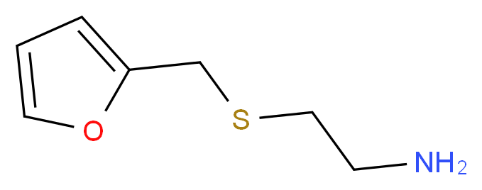 2-[(furan-2-ylmethyl)sulfanyl]ethan-1-amine_分子结构_CAS_36415-21-1