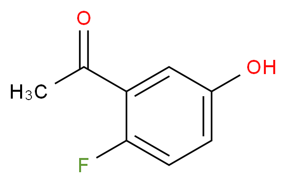 1-(2-fluoro-5-hydroxyphenyl)ethan-1-one_分子结构_CAS_145300-04-5