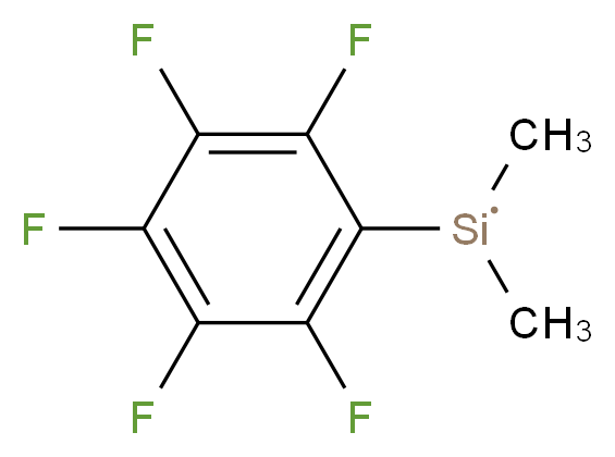 (Dimethylsilyl)perfluorobenzene_分子结构_CAS_13888-77-2)